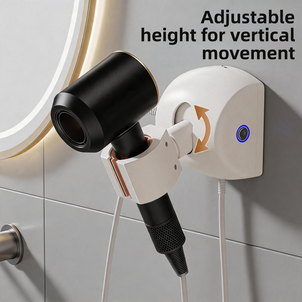 Automatic Rotating Hair Dryer Holder