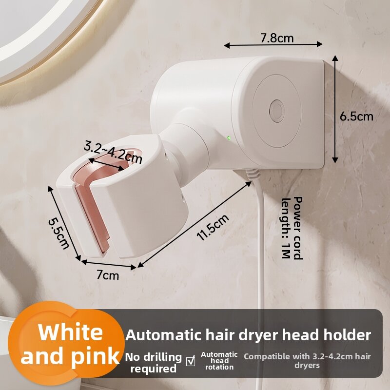 Automatic Rotating Hair Dryer Holder