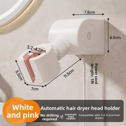 Automatic Rotating Hair Dryer Holder