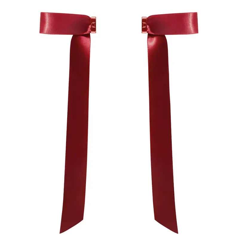 DAFNI KLIX The Bow Burgundy Magnetic Hold Hair Clips