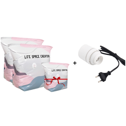 🧳💨 50% di sconto! Sacchetti sottovuoto senza pompa – Premi e sigilla, nessuna pompa necessaria. Risparmia l'80% di spazio, mantiene i vestiti asciutti e privi di polvere. Ideal per biancheria da letto voluminosa e attrezzatura stagionale. 🛏️🗄️