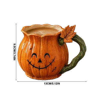 Jack O Lantern Pumpkin Mug