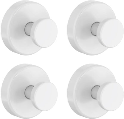 Bntuk Suction Cup Hooks for Shower, Detachable Towel Hooks for Bathroom Window Glass Door Wall, Bathrobe Loofah Hook for Hanging – 2 Pack, Black