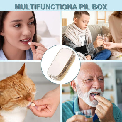 💊 Portable Pill Cutter｜Clean & Accurate Medicine Splitter