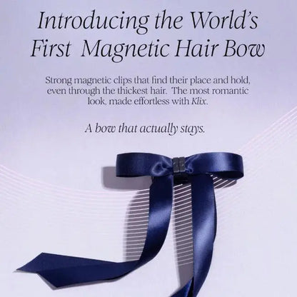 DAFNI KLIX The Bow Burgundy Magnetic Hold Hair Clips