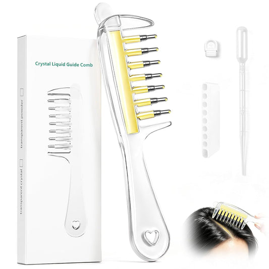 Scalp Oil Applicator Comb for Minoxidil, Serums Liquid Quick Root Delivery