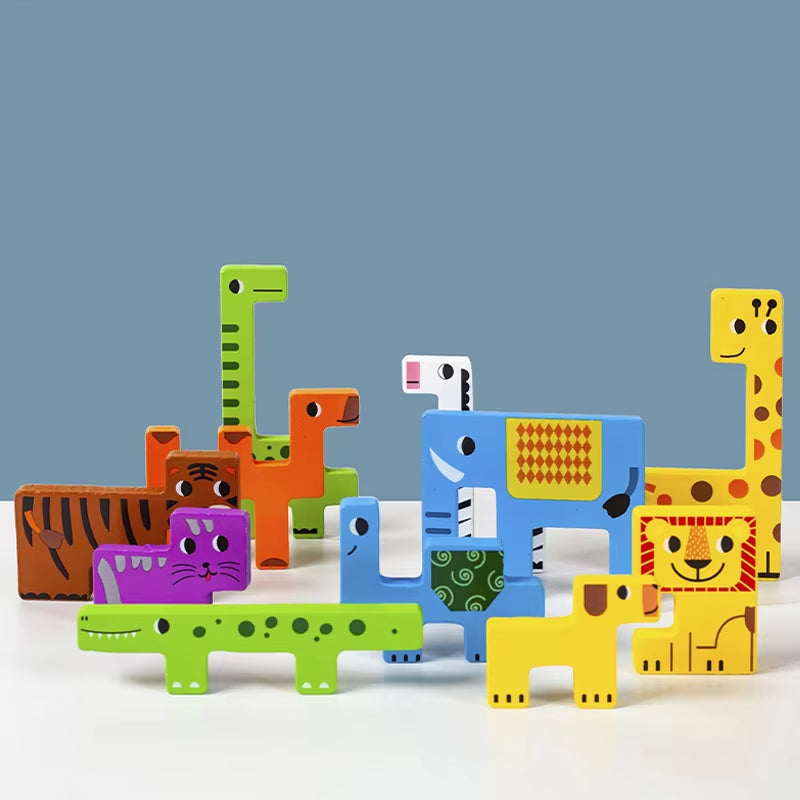 Montessori Wooden Puzzle Set