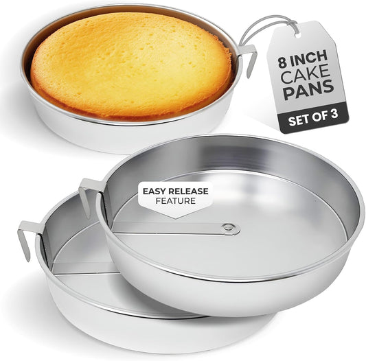 Aunt Shannon's Kitchen 8 Inch Round Cake Pans