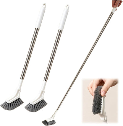 2PCS Telescoping Mini Magic Cleaning Brushes for Bathroom Crevices