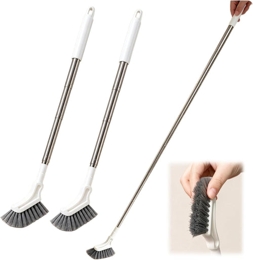 2PCS Telescoping Mini Magic Cleaning Brushes for Bathroom Crevices