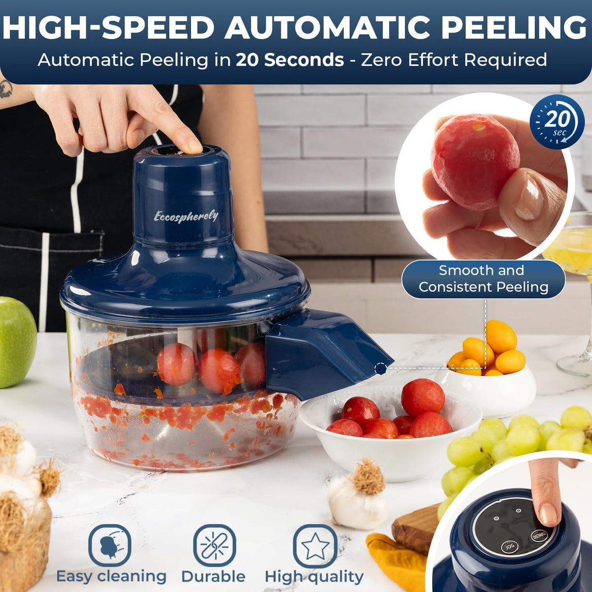Automatic Grape Peeler Machine, Electric Garlic Peeler