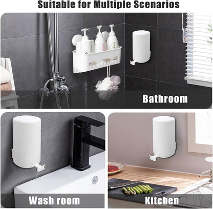 Bar Soap Grinder Dispenser, Wall-Mounted Bar Soap Powder Box for Kitchen Bathroom Toilet Sink Accessory (No Desiccant)