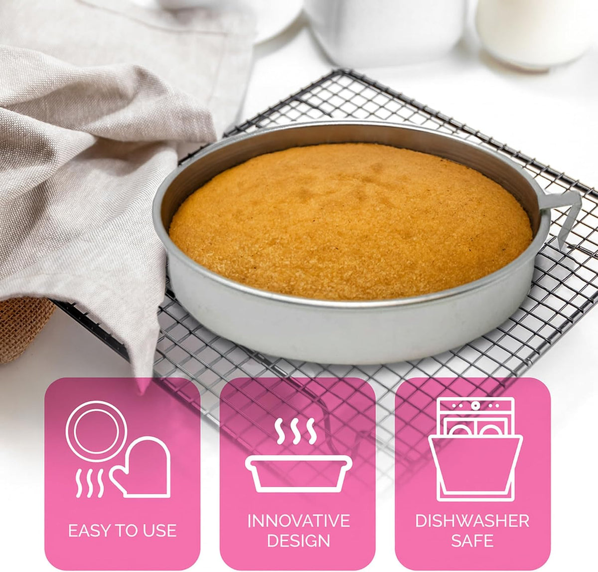 Aunt Shannon's Kitchen 8 Inch Round Cake Pans
