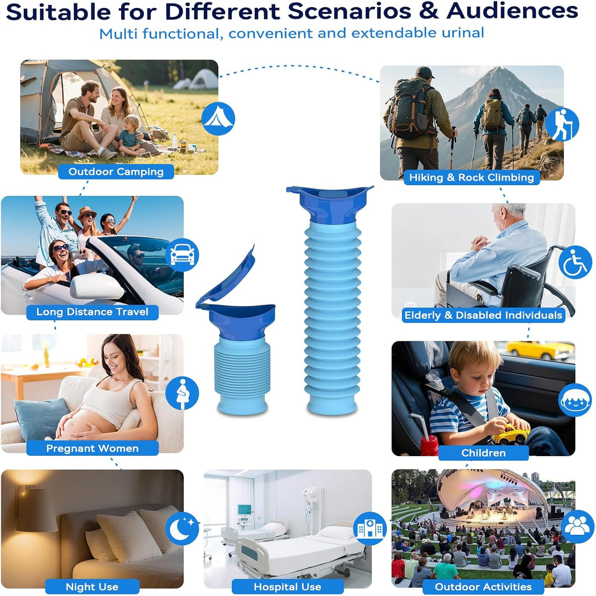 Portable Urinal for Men and Women