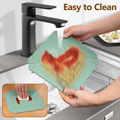 Magnetic Silicone Trivet & Pot Holder, Kitchen Heat Resistant Mat