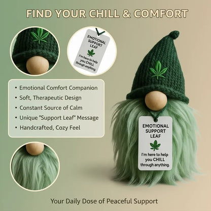 🌿💚 Emotional Support Weed Gnome – Your Little Cannabis Companion
