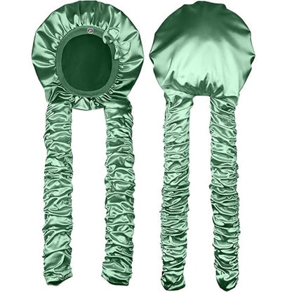 Pantyhose Sleeping Bonnet for Long Braids & Hair Elastic Satin