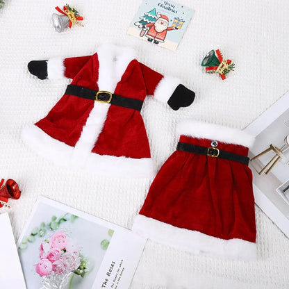 Christmas Wine Bottle Cover dress Christmas Decorations