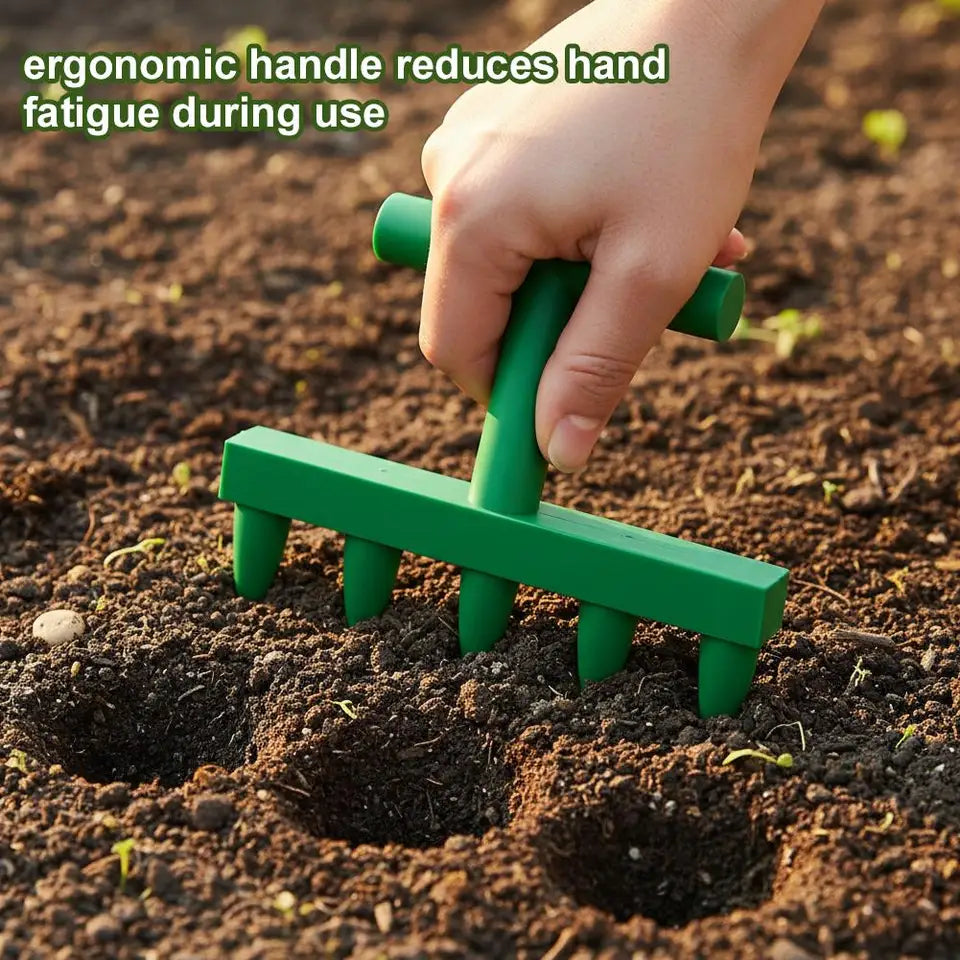 Gardening Hole Punch Seeder, Household Vegetable and Flower Seedling Puncher, Balcony Vegetable Garden Seedling Sowing Tool