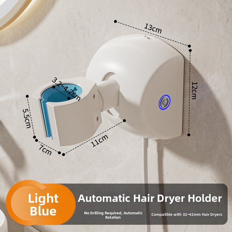 Automatic Rotating Hair Dryer Holder