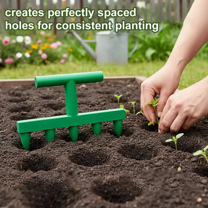 Gardening Hole Punch Seeder, Household Vegetable and Flower Seedling Puncher, Balcony Vegetable Garden Seedling Sowing Tool