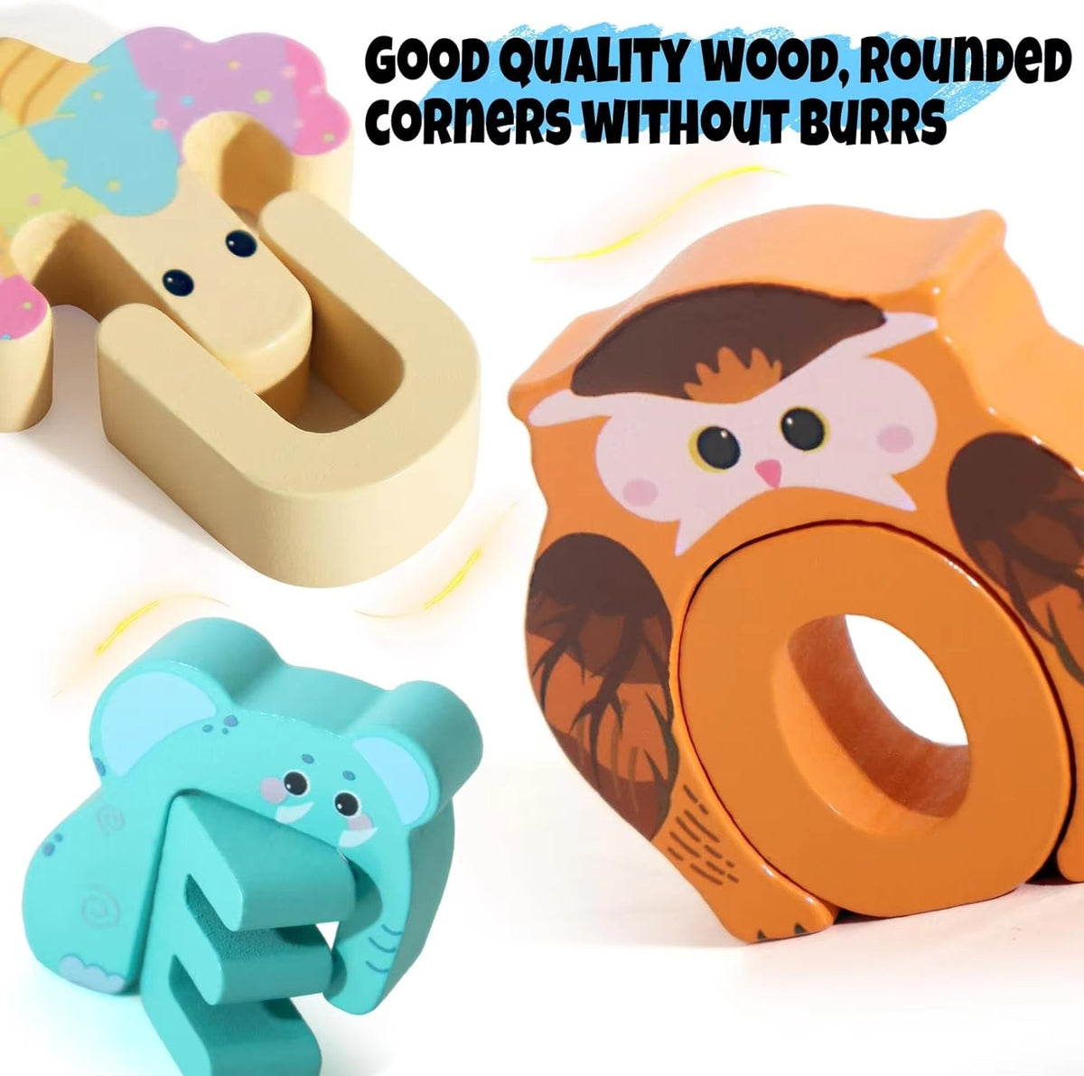 Alphabet Animal Wooden Puzzle