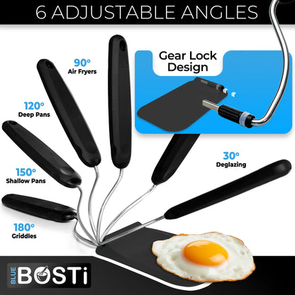 Adaptchula™ Adjustable Angles Spatula, PPSU
