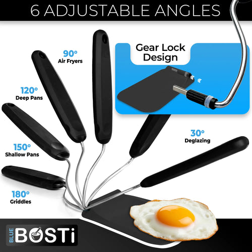 Adaptchula™ Adjustable Angles Spatula, PPSU
