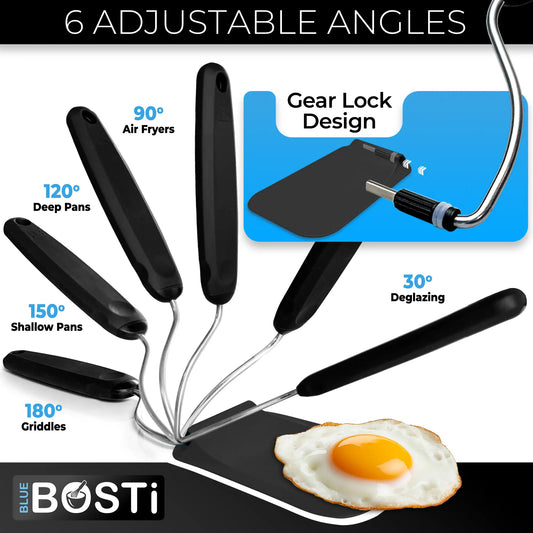 Adaptchula™ Adjustable Angles Spatula, PPSU