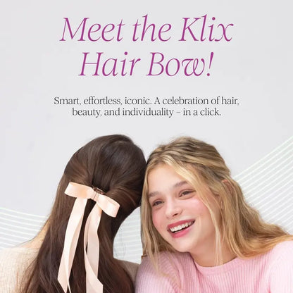 DAFNI KLIX The Bow Burgundy Magnetic Hold Hair Clips