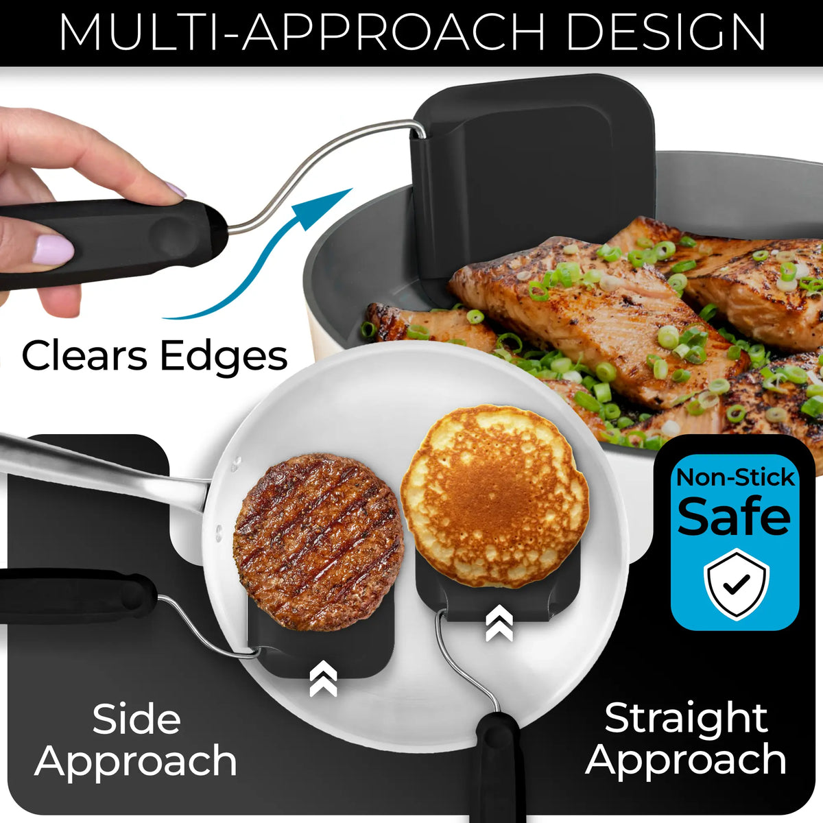 Adaptchula™ Adjustable Angles Spatula, PPSU