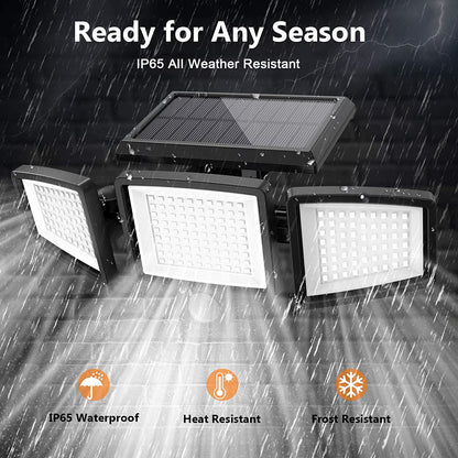 ⏰Limited Stock 60% OFF Solar Lights Outdoor - 210 LED 2500LM Waterproof Motion Sensor Security Lights with Wireless Remote