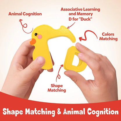 Alphabet Animal Wooden Puzzle